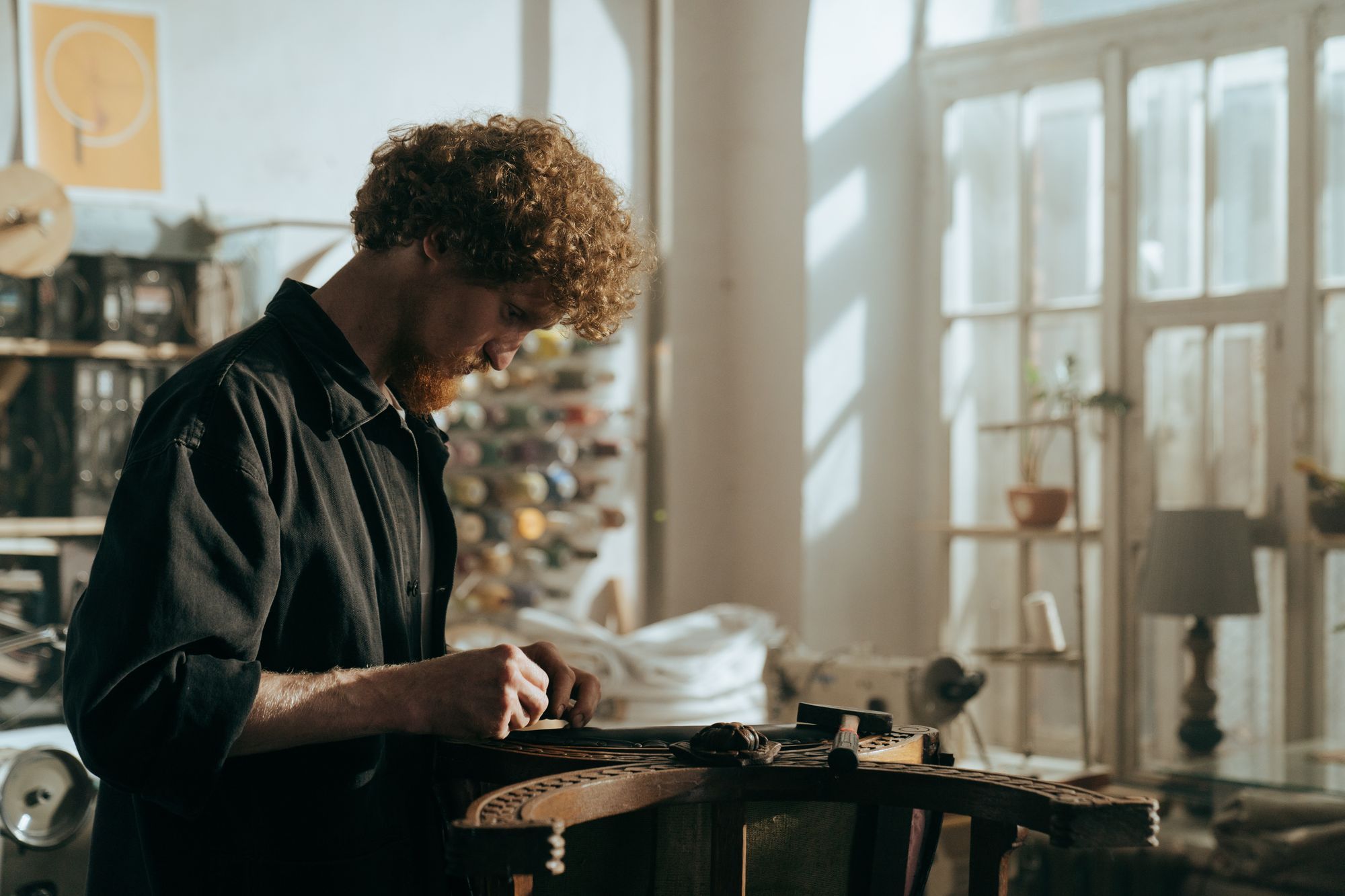 Craftsman at the bench